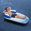 BESTWAY PLÁVAJÚCE LEŽADLO HYDRO FORCE 183X97 CM MODRÉ