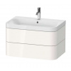 Duravit Happy D.2 Plus Skrinka s umývadlom, 48x78x49 cm, 2 zásuvky, biela vysoký lesk HP4347O2222