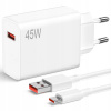 RÝCHLA NABÍJAČKA SIEŤOVÁ 45W PRE SAMSUNG + KÁBEL USB-C 1M RÝCHLE NABÍJANIE