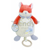 Plyšová líška s melódiou Romarin the Fox In my Garden Music Box Doudou et Compagnie v darčekovom balení 20 cm od 0 mes DC4329