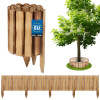 Záhradný plot palisádový drevený obrubník poháňaný plotu vypálené 200x30 cm
