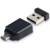VERBATIM Flash disk Store ´n´ Stay NANO/ 16GB/ USB 2.0 + OTG adaptér/ černá 49821