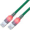 Easylan CS1OTCDCD0030 RJ45 sieťové káble, prepojovacie káble CAT 6 S/FTP 3.00 m tyrkysová dvojžilový tienený, bez halogénov, samozhášavý 1 ks; CS1OTCDCD0030