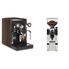 Biepi Sara PID, black/wood + Eureka Mignon XL, CR chrome