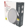 EMOS LED prisadené svietidlo, kruhové, strieborné, 21W, CCT ZM5243