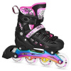 Kolieskové Korčule 4v1 Kolieskové Korčule Rekreačné Korčule Na Ľad Nastaviteľné Kolieskové korčule LED 35-38 NILS