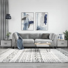 zahrada-XL Konferenčné stolíky 2ks sivé sonoma 50x50x40cm kompozitné drevo 829425