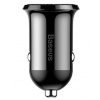Baseus CCALLP-01 Grain Pro Nabíječka do Auta 2xUSB 4.8A Black 6953156202009