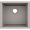 HANSGROHE S510-U450 SilicaTec granitový drez, montáž pod pracovnú dosku, 500 x 450 mm, betónová šedá, 43431380
