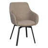 Béžové čalúnené jedálenské kreslá v súprave 2 ks Alison – Rowico