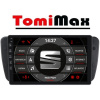 TomiMax Seat Ibiza Android 14 autorádio s WIFI, GPS, USB, BT HW výbava: QLED 4 Core 2GB+32GB LOW - iba displej A,C