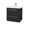 Dreja Umývadlová skrinka GIO SZZ2 60 - N03 Graphite / Úchytka T04 / N03 Graphite