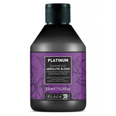 BLACK Platinum Absolute Blond Shampoo 300ml - šampón pre šedivé a melírované vlasy