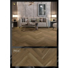 Dabex Dubová vrstvená parketa-vzor rybia kosť 11x120x600 standart triedenie, Mocca waxoil, 4V hrana