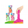 Kúzelný piesok pomaly tečúca tvorivá tvarovacia hmota sliz 25g 3 farby na karte 9x18cm