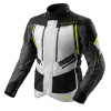 Textilná bunda Rebelhorn Hardy 3.0 čierna/sivá/fluo žltá 7XL