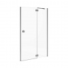 Jika Cubito Pure Sprchové dvere výklopné 120 cm, pravé, Jika perla Glass, strieborná/číre sklo H2544270026681