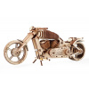 Ugears 3D drevené mechanické puzzle VM-02 Motorka (chopper)