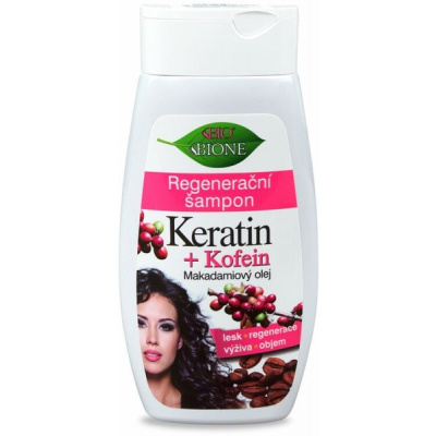 Bione Cosmetics BC BIO Keratin +Kofeín Regeneračný šampón 260 ml
