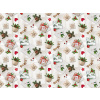 PVC obrus v šírke 140cm VIANOČNÝ XMAS - celá rolka 20 metrov