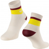 ponožky FORCE STRIPE krátké, krém-žluté Velikost: L-XL/42-46