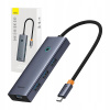 Baseus UltraJoy 5-Port 5v1 (1xHDMI4K 30Hz + 4xUSB 3.0) Šedá