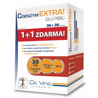 DaVinci Coenzym ExtraClassic 30 mg 60 kapsúl