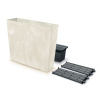 PROSPERPLAST Truhlík vysoký URBI CASE BETON EFFECT T pískový 77cm