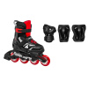 Detské kolieskové korčule Rollerblade Microblade Combo Black/Red EUR 36,5-40,5