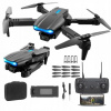 Dron Memfis E99 Pro, dron s kamerami, batériami a diaľkovým ovládaním, dosah 200 m, 1800 mAh