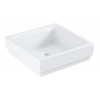 GROHE 3948200H CUBE CERAMIC 40 Umývadlo na dosku keramické s PureGuard, alpská biela GRO 3948200H