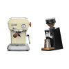Ascaso Dream PID, Sweet Cream + Eureka Mignon Zero 65 Speedy, CR black