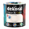 Farba na - Dekoral CLEAN COLOR 2,5L saténový bavlnený kvet (Farba na - Dekoral CLEAN COLOR 2,5L saténový bavlnený kvet)