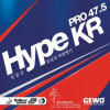 Gewo poťah HYPE KR Pro 47.5 - 1,9mm, čierna