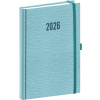 NOTIQUE Denný diár Rivoli 2026, svetlomodrý, 15 x 21 cm