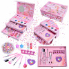 Sada na líčenie Kufrík pre dievčatá MAKE UP Ružová Bezpečný Certifikovaný