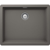 SCHOCK Greenwich N-100L Cristadur drez, s excentrom, horná montáž, 556 x 456 mm, Silverstone, GREN100LASIL