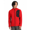 Pánska lyžiarska mikina Spyder Bandit Full Zip Červená XL