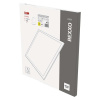 EMOS LED panel REXXO backlit 60×60, štvorcový vstavaný biely, 36W neutr.b.