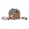 Little Dutch Domček s vkladacími tvarmi drevený Farma
