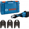 Bosch Akumulátorové lisovacie náradie GPT 18V-32 + čeľuste SV, XL-Boxx, solo 06019M2102