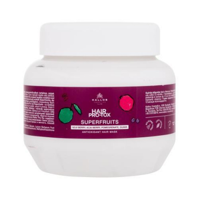 Kallos Cosmetics Hair Pro-Tox Superfruits Antioxidant Hair Mask posilňujúca maska na vlasy 275 ml pre ženy