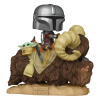 Funko Star Wars The Mandalorian POP! Deluxe Vinyl Figurka The Mandalorian on Wantha a Child in Taška 9 cm