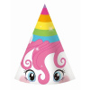 moja párty Papierové čiapky Dúhový jednorožec 6 ks Veľkosť: ks