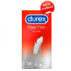 Durex Feel Ultra Thin 10, Pánsky kondóm, Priehľadná, Latex, 52 mm, 10 kusov