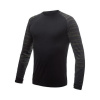 Sensor Merino Impress pánské triko dl.rukáv černá/batik L