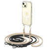 Kryt Tech-Protect Flexair Chain Magsafe iPhone 15 Black & Beige