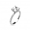 iZlato Forever Diamantová obruč z bieleho zlata pre 2ct diamant Nia, 14K CSTM1PW-200