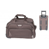 Cestovná taška na kolieskach MRZM tmavo hnedá malá