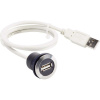 Vstavaná zásuvka USB typu 2.0 zásuvka, vstavateľná RRJVA_USB RRJVA_USB Schlegel Množstvo: 1 ks; RRJVA_USB